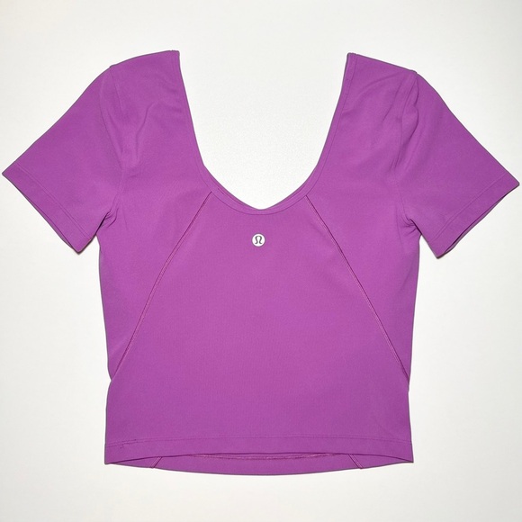 Lululemon Align T-Shirt in Vivid Plum - Picture 5 of 7